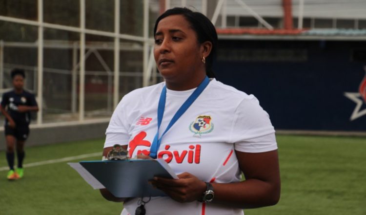 Raiza Gutiérrez, entrenadora de Panamá Foto: Fepafut