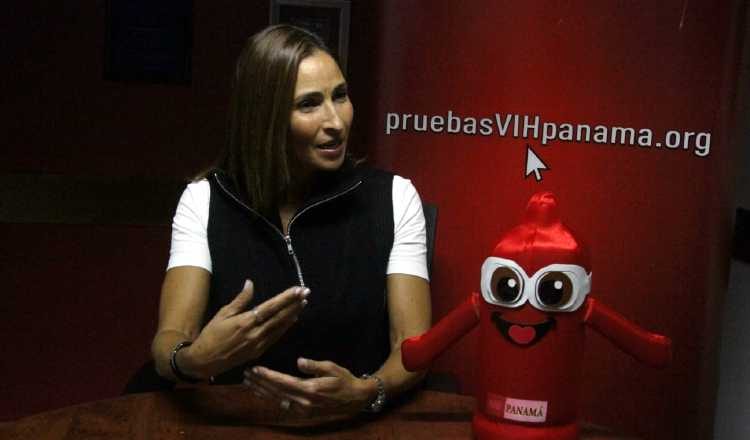 Natasha Dormoi, coordinadora de País de AHF Panamá. Víctor Arosemena