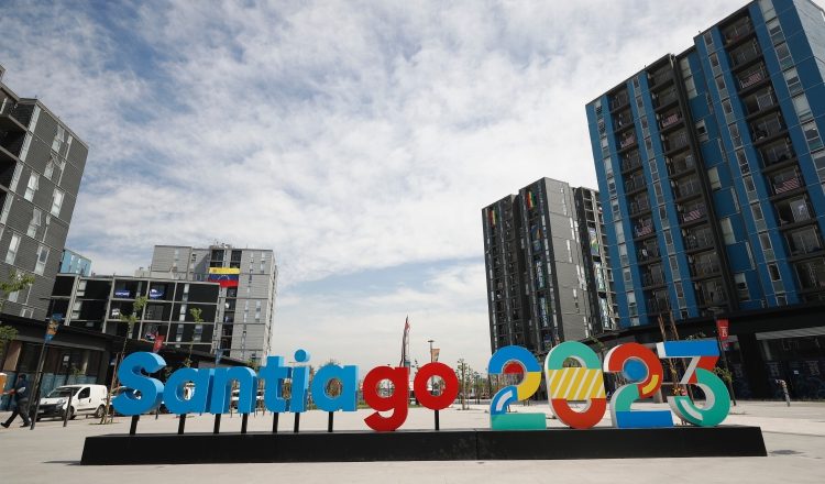 Villa Panamericana en Santiago en Chile. Foto: EFE