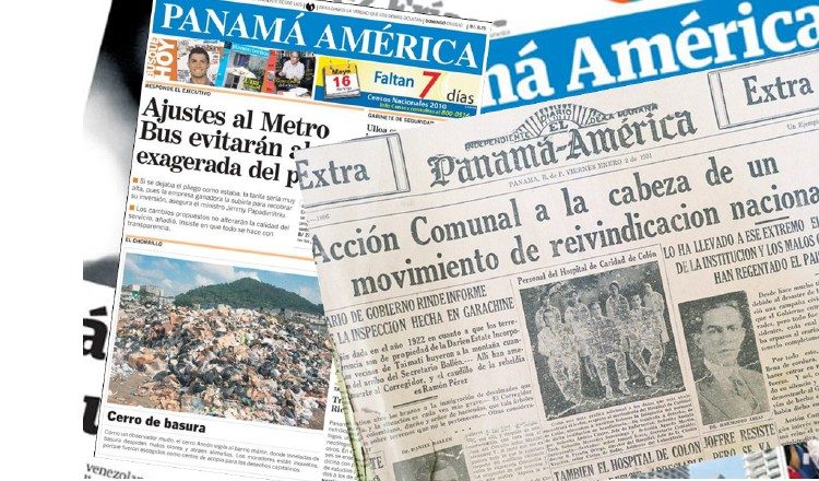 Panamá América ha reportado hechos trascendentales en sus casi 100 años de historia.