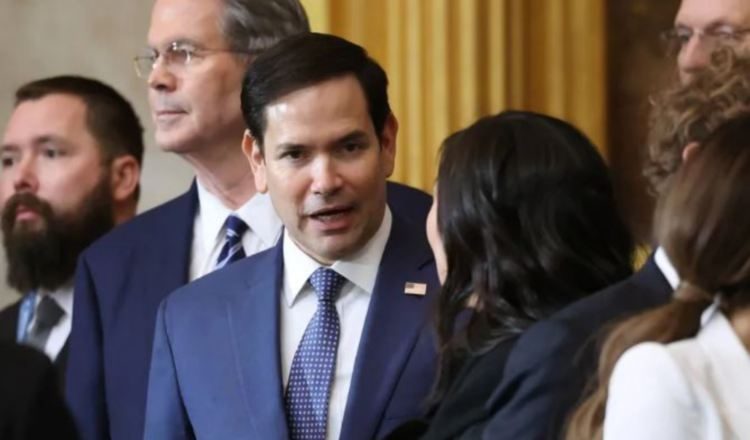 Marco Rubio, secretario de Estado de EE. UU., llega este domingo.  EFE.