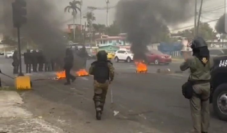 Protestas en Panamá.  Cortesía