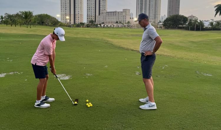 En la cancha del Santa María Golf, serán dictadas las clases. Foto: Cortesía