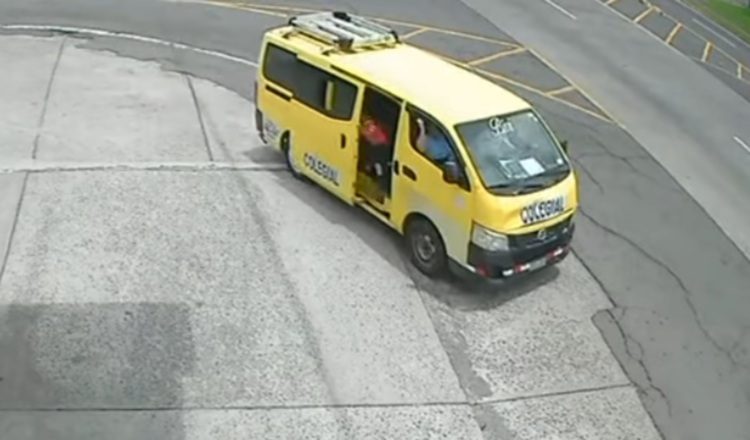 Imagen del incidente en Bugaba, Chiriquí, donde resultó herida una niña. Redes Sociales.