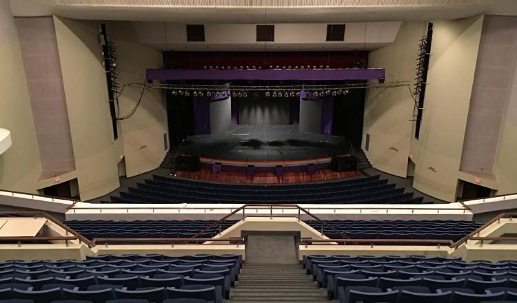Vista panorámica del Teatro Anayansi, el principal de Atlapa.  Cortesía