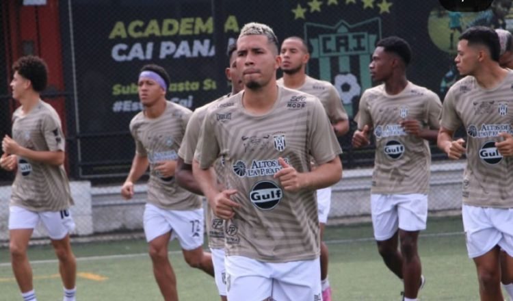 Jugadores del CAI en sus entrenamientos. Foto: Twitter