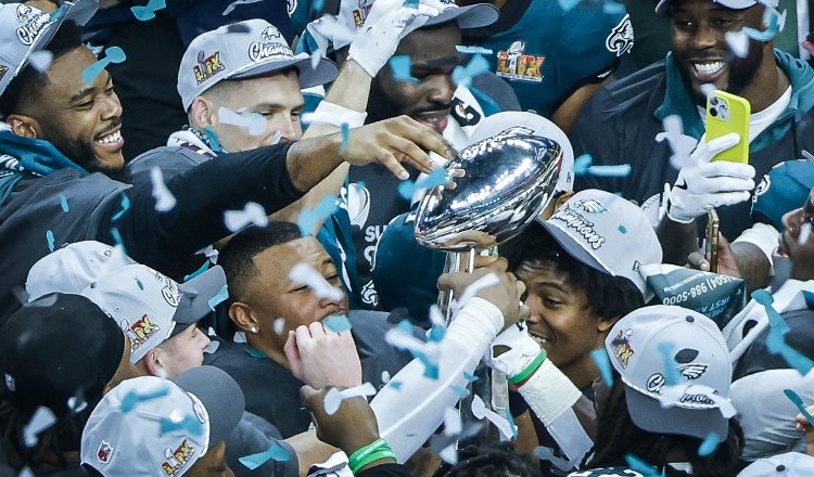 Los Philadelphia Eagles son los actuales campeones. Foto: EFE