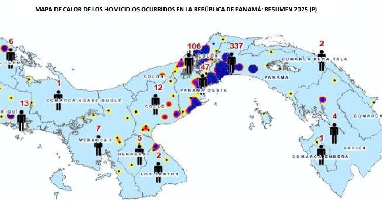 Las provincias de Panamá, Colón y Panamá Oeste concentran la mayoría de casos.  Cortesía Siec