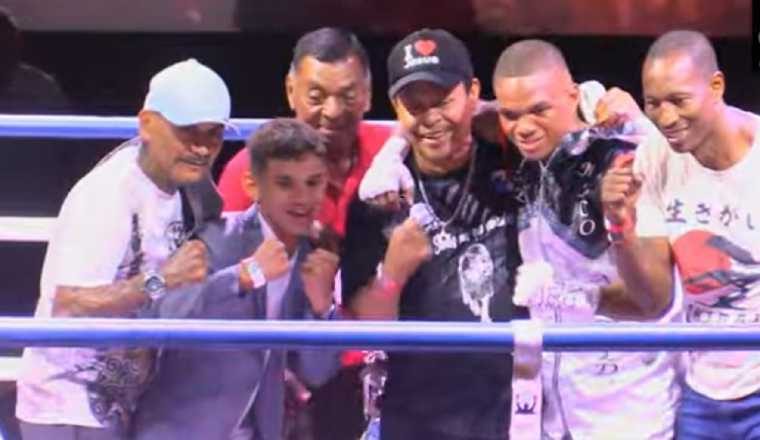 Jaime Arboleda y Rigoberto Garibaldi, festejan. Foto: Cortesía