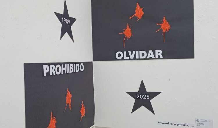 En la galería Manuel E. Amador de la Universidad de Panamá se exhibe una exposición de fotos y pinturas alusivas a la invasión. Pancho Paz