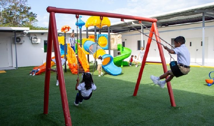 Centro infantil de Caimitillo (Panamá), hecho con fondos de la descentralización. Cortesía