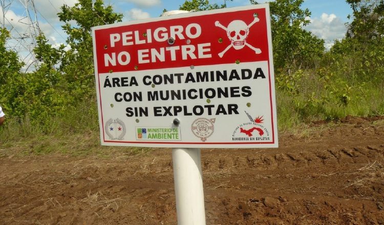 En el sector oeste del Canal, tanto en la provincia de Panamá, como la de Colón existen tierras que están contaminadas con municiones. Archivo