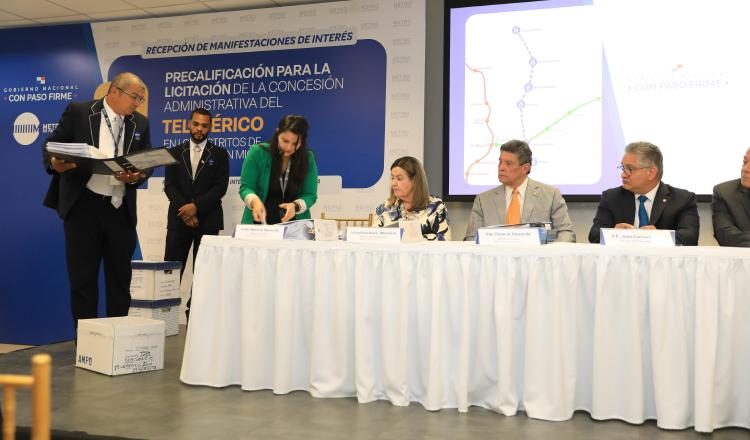 Presentación de propuestas para el teleférico de San Miguelito.  Cortesía 