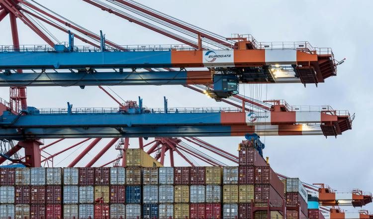 El sistema portuario es uno de los componentes fundamentales del hub logístico, dedicado en su mayoría al trasbordo de contenedores. Foto ilustrativa