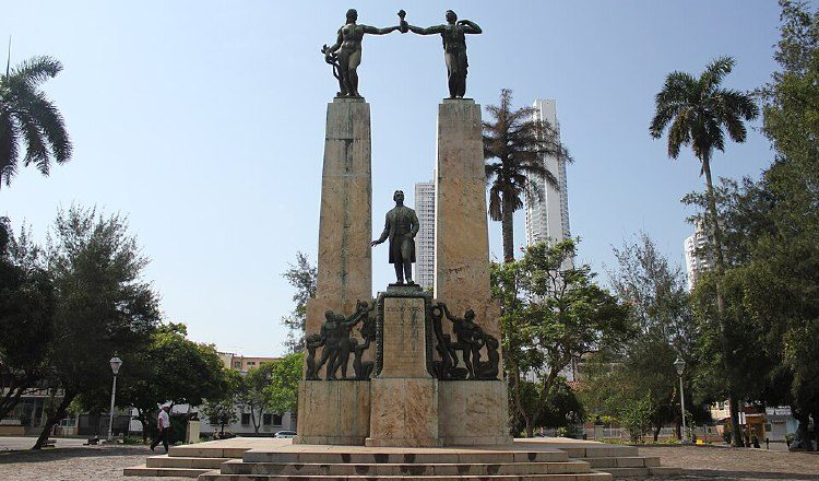 El monumento a Belisario Porras no estaba al inicio del parque. Este fue inaugurado en 1948. Internet 