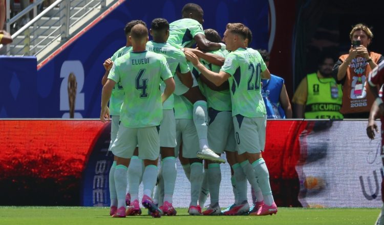 Jugadores de Suiza. Foto: EFE
