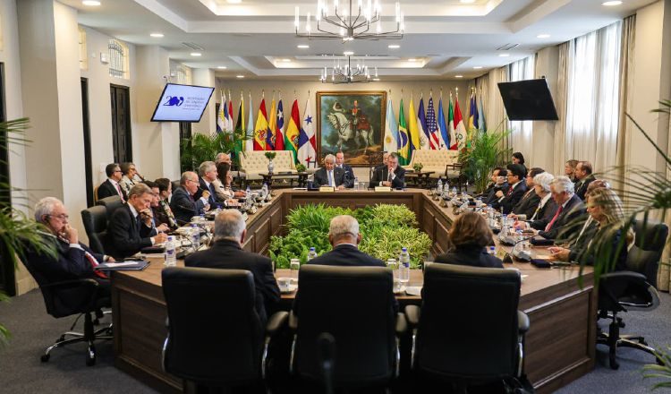 Las autoridades recordaron que, mediante la cooperación internacional, se han consolidado acuerdos de paz; por ello, se debe seguir apostando a este modelo.  Cortesía 