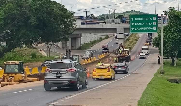 Se está trabajando en los primeros siete kilómetros del proyecto de ampliación entre los distritos de La Chorrera y Capira. Pancho Paz