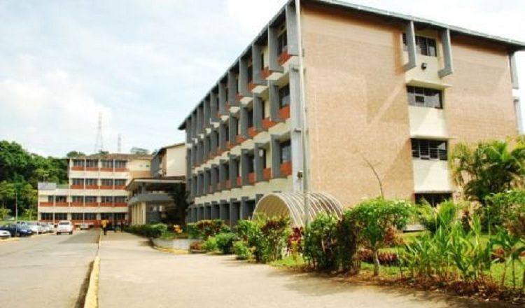 Primera edificación que se levantó en el Campus Central de la Universidad Tecnológica, que en un futuro contará con dormitorios.  Archivo