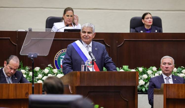 Mulino cumplió dos años de haber tomado posesión como presidente de la República y pronunció su cuarto informe a la nación. Cortesía