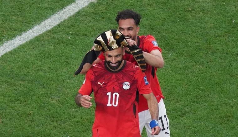 Mohamed Salah, capitán de Egitpto. Foto:EFE