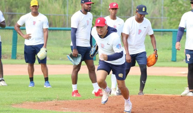 Jugadores del equipo panameño en los entrenamientos. Foto: Fedebeis