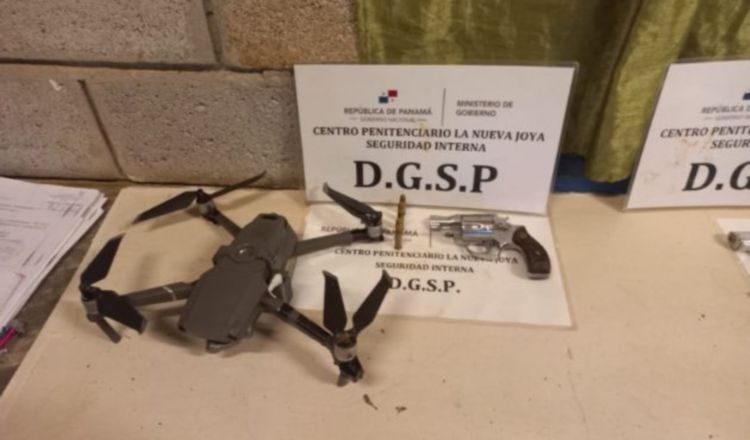 Uno de los drones que fueron decomisados en La Nueva Joya. Archivo
