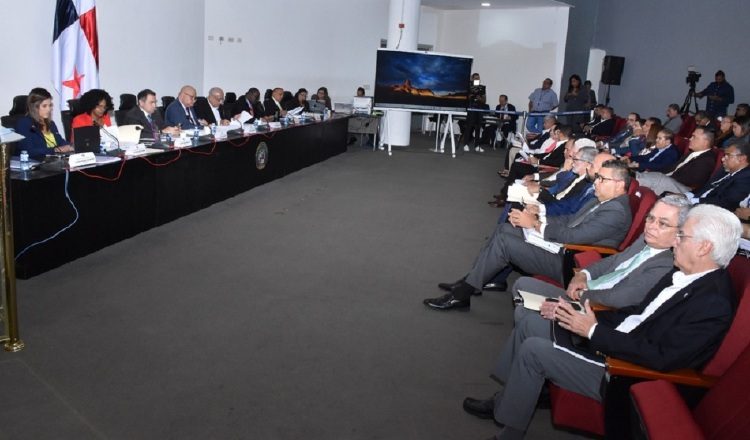 La comisión de Gobierno entró en la fase de revisar las propuestas para proceder a la votación, artículo por artículo.  Cortesía
