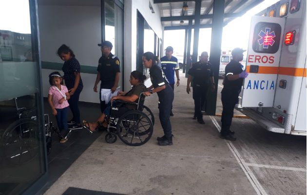 Fueron atendidos en el hospital "Chicho" Fábrega. Foto:Melquíades Vásquez.