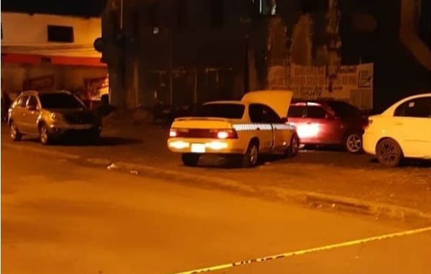 Vehículo en la escena del crimen. Foto. Diómedes Sánchez S. 