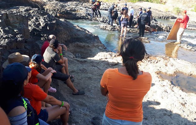 El ciudadano se estaba tomando un selfie, cuando ocurrió el incidente. Foto/Melquiades Vásquez