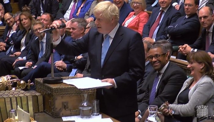 Boris Johnson necesitaba el respaldo de dos tercios de la Cámara de los Comunes para convocar unas elecciones, FOTO/AP