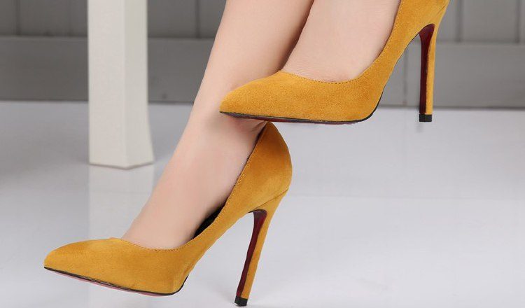 La clave para un buen zapato de tacón está en la altura. /Fotos: WEB