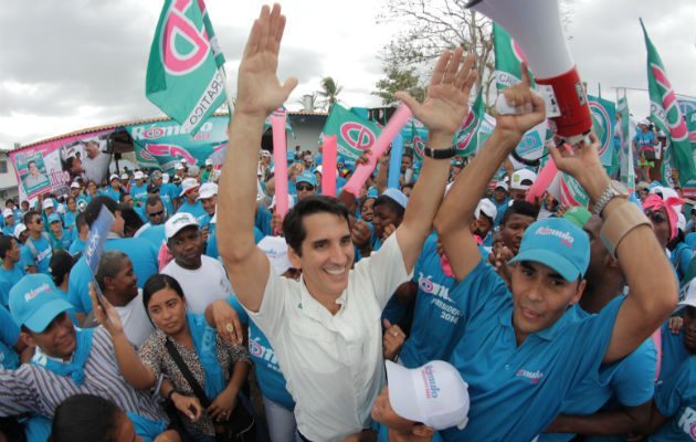 Cambio Democrático mostró sus músculos en la contienda electoral del 5 de mayo. Foto: Panamá América.