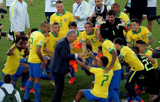 Brasil reinó en casa.