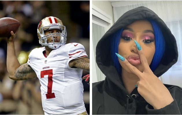 Cardi B cree en la lucha de Kaepernick.
