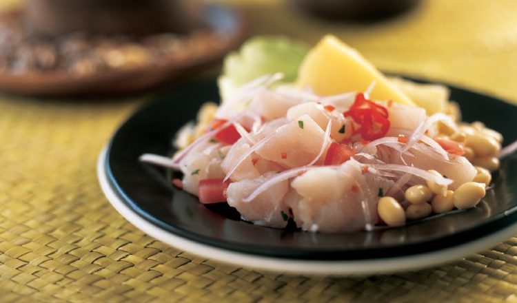 Cebiche de mero, arroz con pato y causa ferreñafana. Fotos: Cortesía