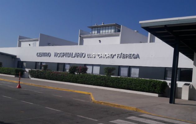 El bebé está hospitalizado en el Hospital Luis "Chicho" Fábrega. Foto: Melquiades Vásquez. 