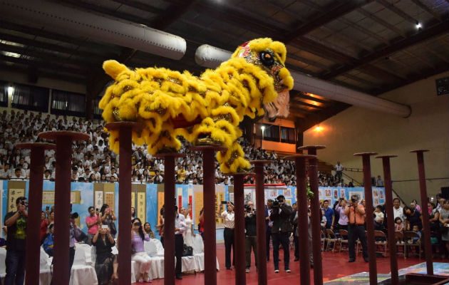 La pericia de la agrupación deportiva fue aplaudida por la concurrencia. Foto: Cortesía.