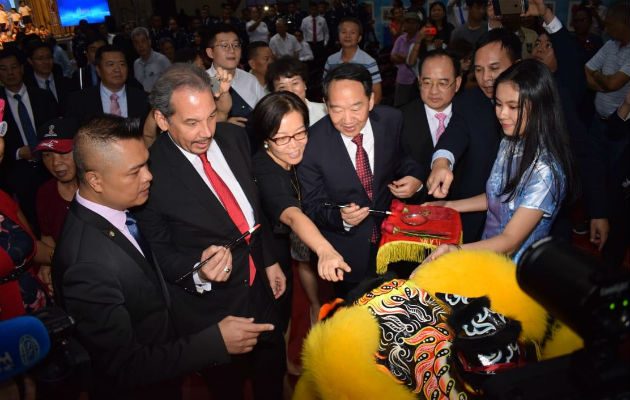 Organizadores e invitados especiales compartieron durante la actividad. Foto: Cortesía.
