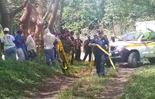 El cadáver fue ubicado por varias personas en Chiriquí. 