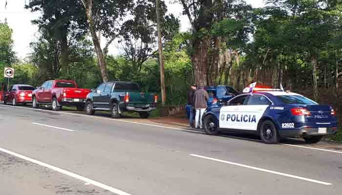 el decomiso de la presunta droga, se realizó en Chorchita, vía interamericana. Foto/Mayra Madrid