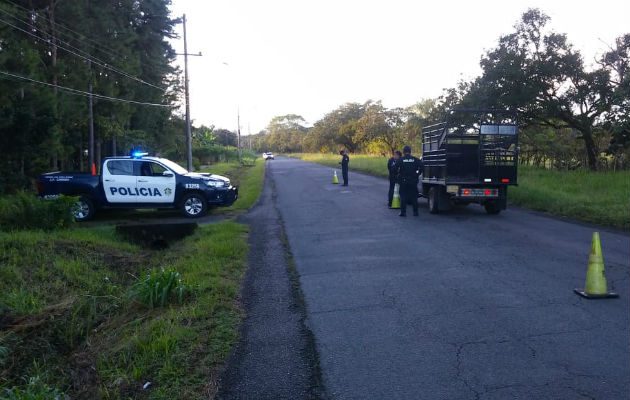 No se registró ningún tipo de detonaciones, durante la persecución.