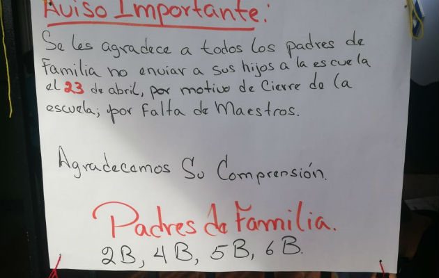  La medida será indefinida hasta que se les dé una respuesta. Foto: José Vásquez. 