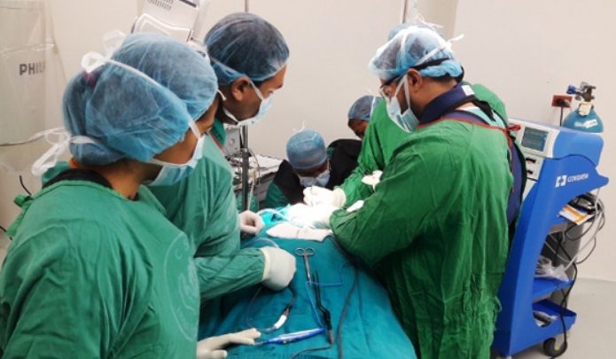 Primera cirugía de columna cervical en Hospital Regional de Chepo. 