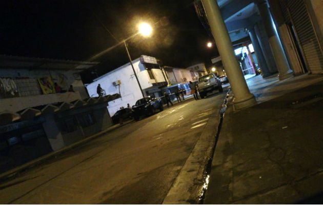 Lugar donde se escucharon los disparos en la provincia de Colón.