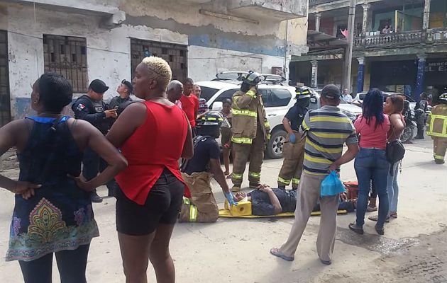 El adulto mayor fue trasladado al hospital Manuel Amador Guerrero en Colón. 