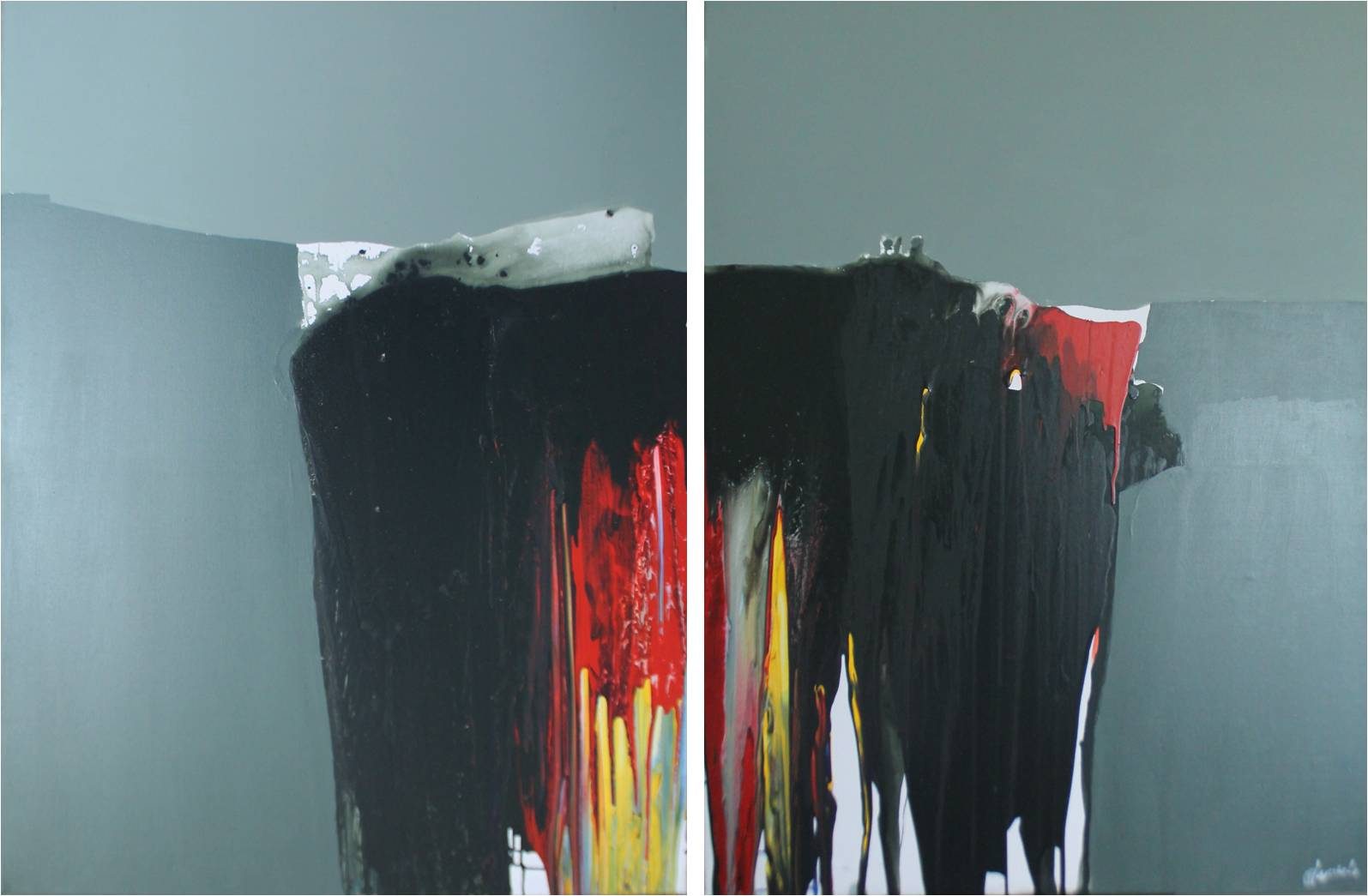 Obra de Antonio Alvarado, entre las que serán subastadas en la Subasta silenciosa Arte por la niñez, por el Club Kiwanis Metropolitano. Foto: Cortesía.