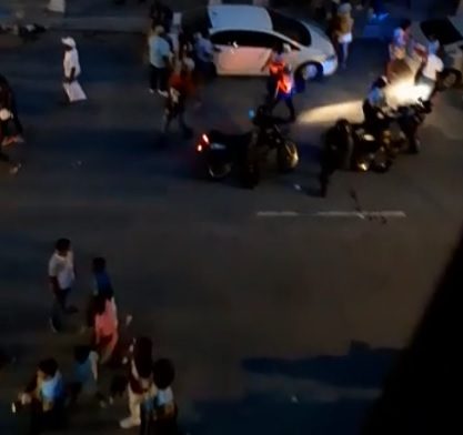 La policía Nacional suspendió el desfile de aniversario de la Súper Banda por medidas de seguridad y por haberse pasado del horario que tenían para la actividad.