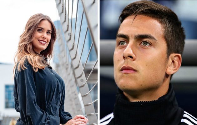 Paulo Dybala junto a su ex.